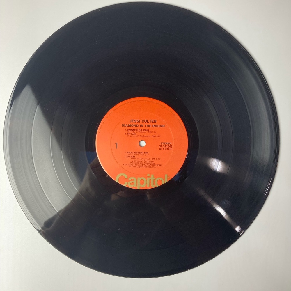 Jessi Coulter Diamond In The Rough Vintage Vinyl Record Album - Picture 3 of 4